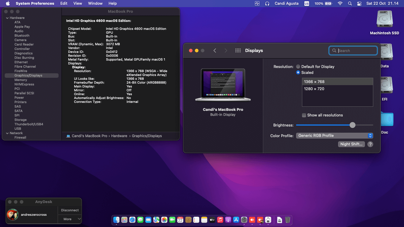 Lenovo Thinkpad T440P 2nd [Haswell   Intel HD 4400 + PS2]   OpenCore 4